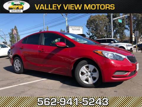 2016 Kia Forte for sale at Valley View Motors in Whittier CA