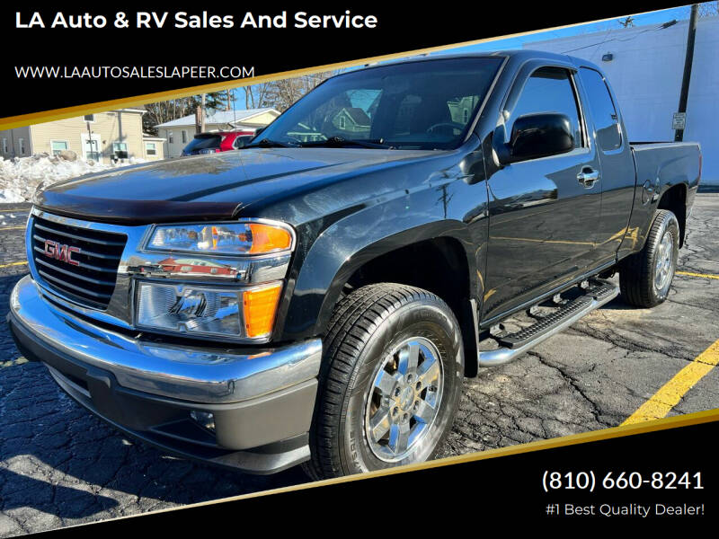 2010 GMC Canyon for sale at LA Auto & RV Sales and Service in Lapeer MI