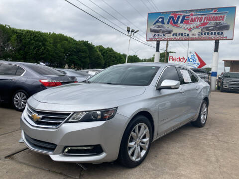 2019 Chevrolet Impala for sale at ANF AUTO FINANCE in Houston TX