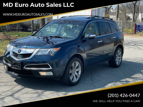 2013 Acura MDX for sale at MD Euro Auto Sales LLC in Hasbrouck Heights NJ