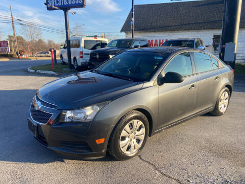 2013 Chevrolet Cruze for sale at Capital Auto Sales in Frederick MD