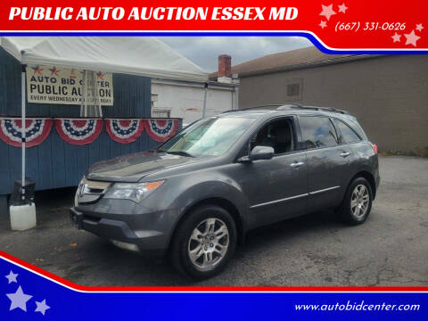 2008 Acura MDX for sale at PUBLIC AUTO AUCTION ESSEX MD in Essex MD