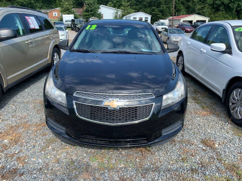 2013 Chevrolet Cruze for sale at reinCARnation, LLC in Reidsville NC