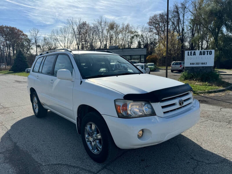 2007 Toyota Highlander for sale at LEA Auto Source LLC in Ashtabula OH