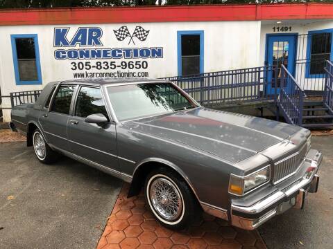 1987 Chevrolet Caprice for sale at Kar Connection in Miami FL