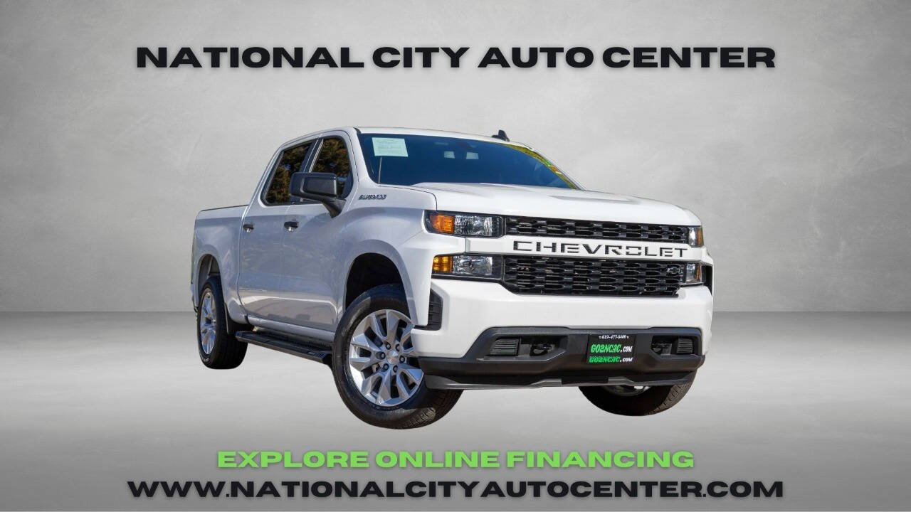 used 2019 Chevrolet Silverado 1500 Custom 4x2 4dr Crew Cab 5.8 ft. SB