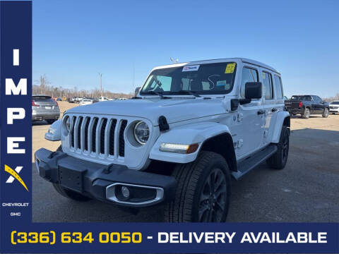 2021 Jeep Wrangler Unlimited for sale at Impex Chevrolet GMC in Reidsville NC