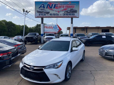 2016 Toyota Camry for sale at ANF AUTO FINANCE in Houston TX