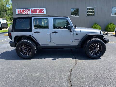 2015 Jeep Wrangler Unlimited for sale at Ramsey Motors in Riverside MO