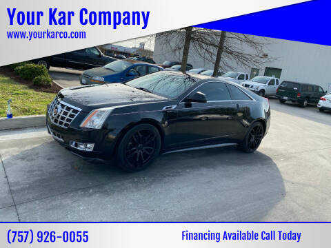 2013 Cadillac CTS for sale at Your Kar Company in Norfolk VA