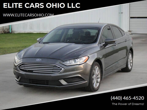 2017 Ford Fusion for sale at ELITE CARS OHIO LLC in Solon OH