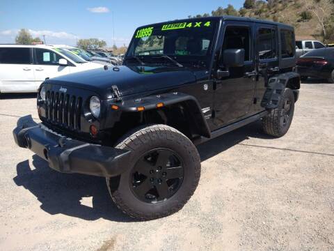 2013 Jeep Wrangler Unlimited for sale at Canyon View Auto Sales in Cedar City UT