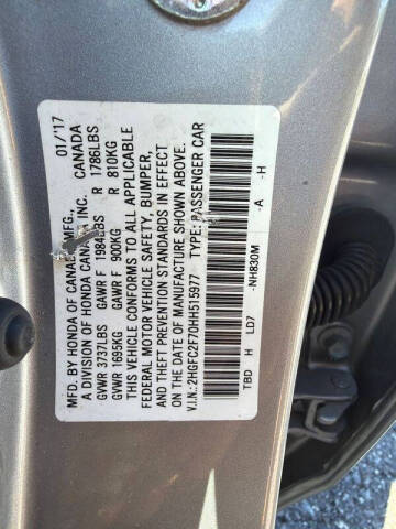 2017 Honda Civic EX