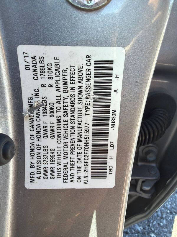 2017 Honda Civic EX