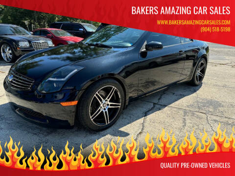 2006 Infiniti G35 for sale at Bakers Amazing Car Sales in Jacksonville FL