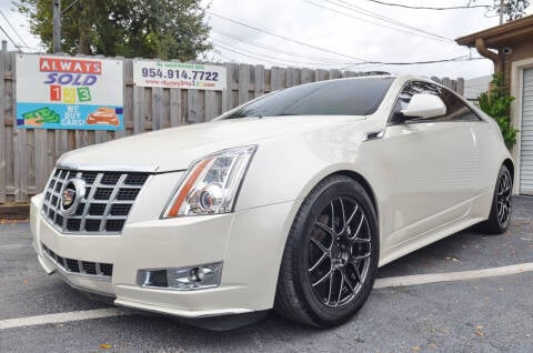 2013 Cadillac CTS for sale at ALWAYSSOLD123 INC in Fort Lauderdale FL