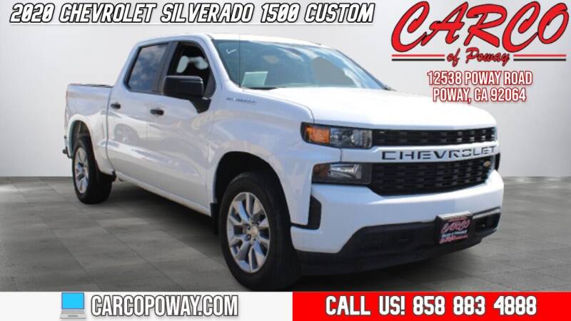 2020 Chevrolet Silverado 1500 for sale at CARCO OF POWAY in Poway CA