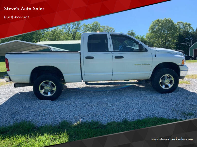 2004 Dodge Ram Pickup 2500 for sale at Steve's Auto Sales in Harrison AR