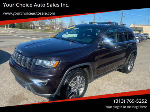 2018 Jeep Grand Cherokee for sale at Your Choice Auto Sales Inc. in Dearborn MI