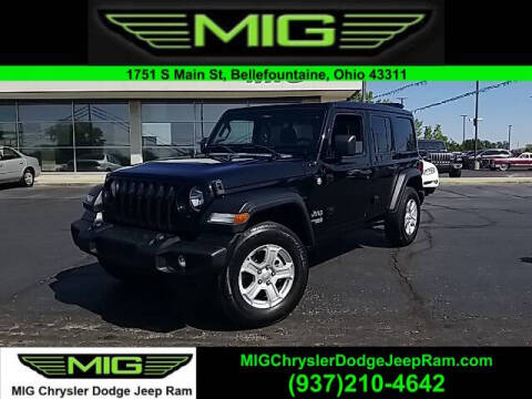 2021 Jeep Wrangler Unlimited for sale at MIG Chrysler Dodge Jeep Ram in Bellefontaine OH