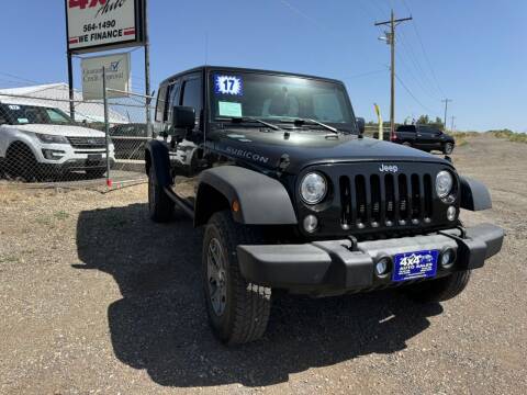 2017 Jeep Wrangler Unlimited for sale at 4X4 Auto Sales in Durango CO