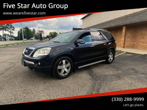 2010 GMC Acadia for sale at Five Star Auto Group in North Canton OH