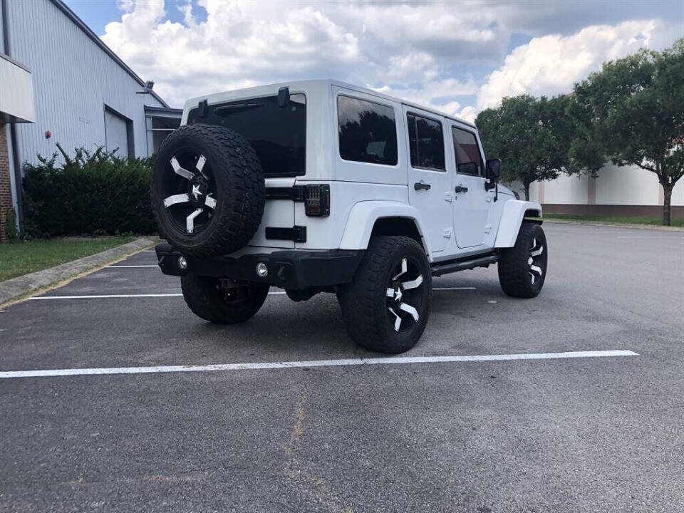 2014 Jeep Wrangler Unlimited for sale at American Customs Llc in Franklin, TN