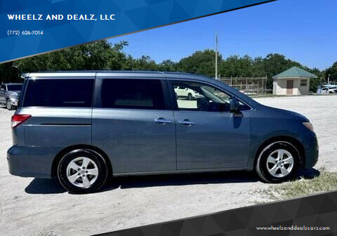 2013 Nissan Quest for sale at WHEELZ AND DEALZ, LLC in Fort Pierce FL