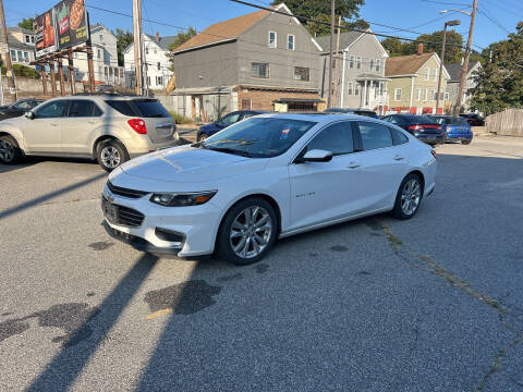2016 Chevrolet Malibu for sale at CAPITAL AUTO SALES AND 896 AUTO RENTALS in Providence RI