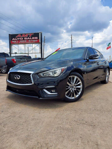 2018 Infiniti Q50 for sale at AMT AUTO SALES LLC in Houston TX