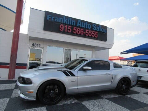2012 Ford Mustang for sale at Franklin Auto Sales in El Paso TX