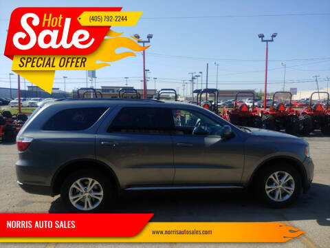 2013 Dodge Durango for sale at NORRIS AUTO SALES in Edmond OK