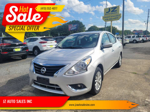 2019 Nissan Versa for sale at JZ AUTO SALES INC in Marietta GA