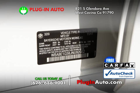 2018 BMW 3 Series 320i