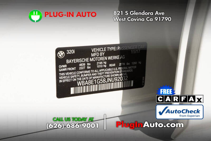 2018 BMW 3 Series 320i