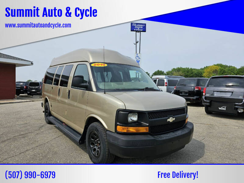2010 Chevrolet Express for sale at Summit Auto & Cycle in Zumbrota MN