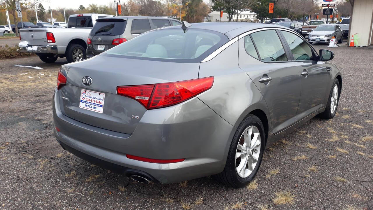 2013 Kia Optima for sale at CHRISTIAN AUTO SALES in Anoka, MN