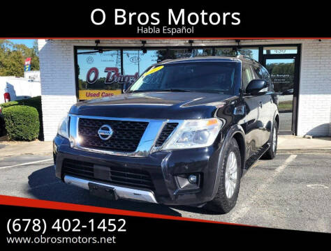 2017 Nissan Armada for sale at O Bros Motors in Marietta GA