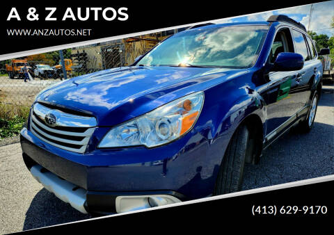 2011 Subaru Outback for sale at A & Z AUTOS in Westfield MA