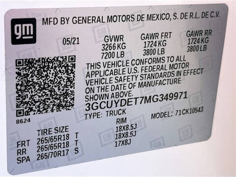 2021 Chevrolet Silverado 1500