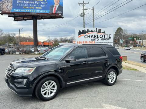 2016 Ford Explorer for sale at Charlotte Auto Import in Charlotte NC