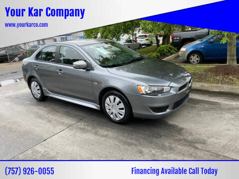 2015 Mitsubishi Lancer for sale at Your Kar Company in Norfolk VA