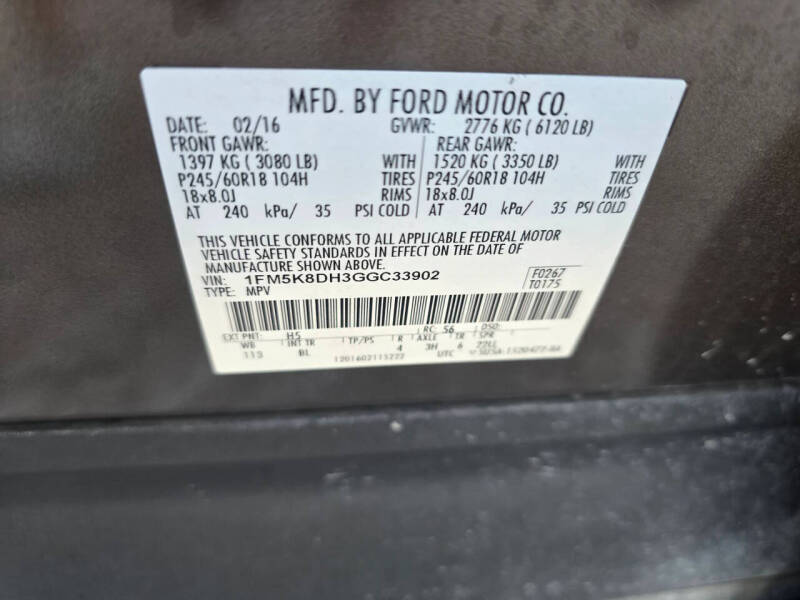 2016 Ford Explorer XLT