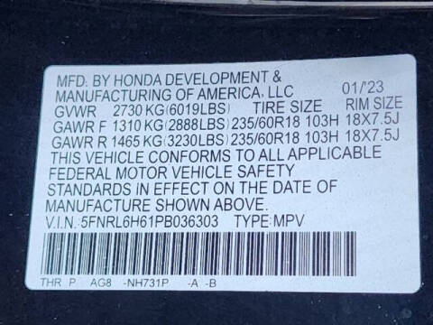 2023 Honda Odyssey EX-L