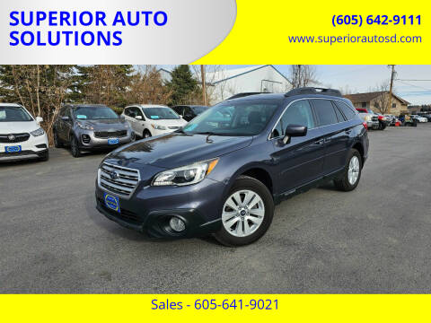 2016 Subaru Outback for sale at SUPERIOR AUTO SOLUTIONS in Spearfish SD