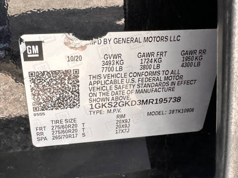 2021 GMC Yukon XL SLT