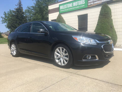 2014 Chevrolet Malibu for sale at MILESTONE MOTORS in Chesterfield MI