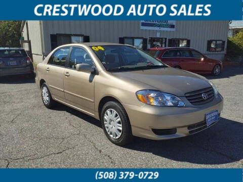 2004 Toyota Corolla for sale at Crestwood Auto Sales in Swansea MA