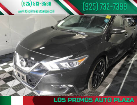 2016 Nissan Maxima for sale at Los Primos Auto Plaza in Brentwood CA