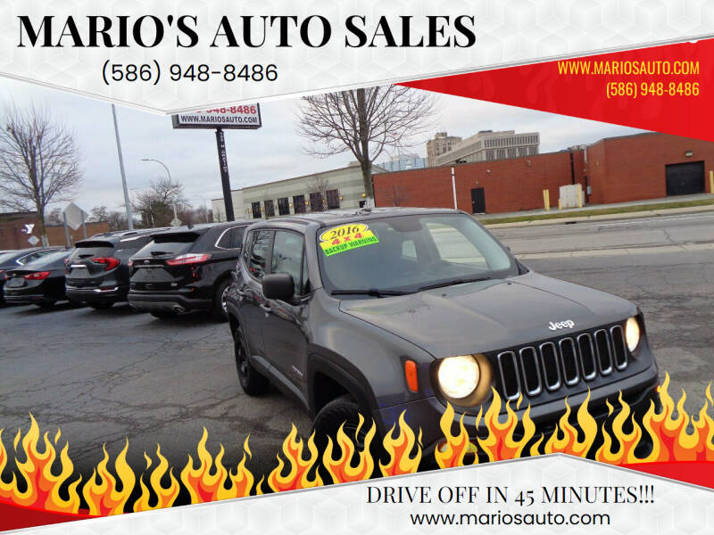 2016 Jeep Renegade for sale at MARIO'S AUTO SALES in Mount Clemens MI